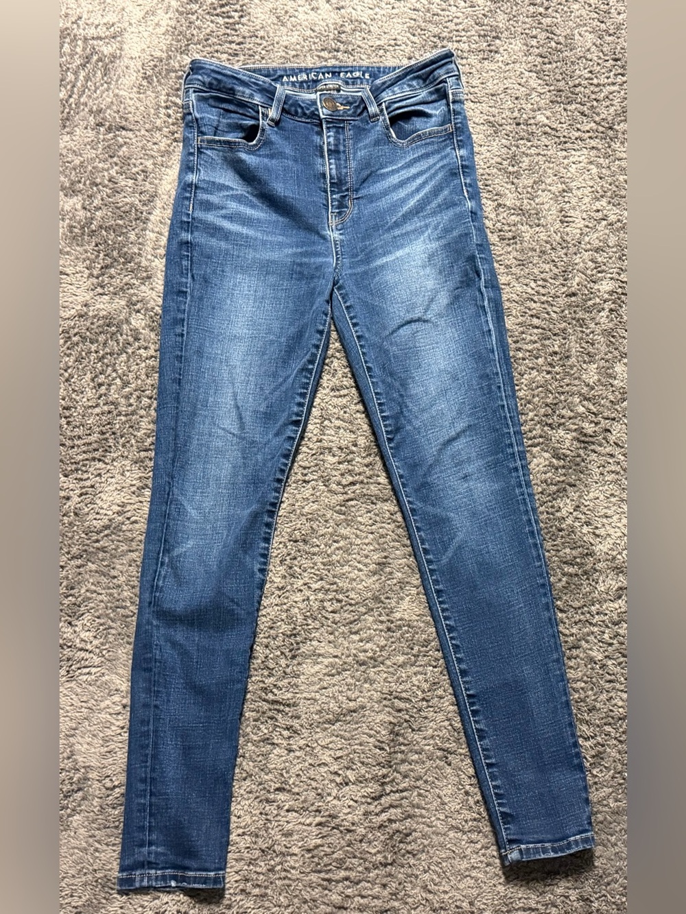 American Eagle Outfitters Dark Blue Skinny Jeans